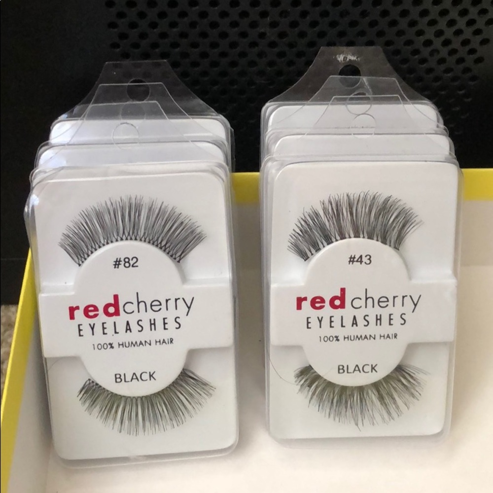 red cherry eyelashes